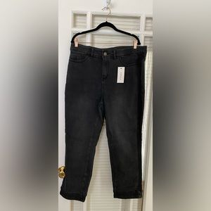 Black Washed Denim Jeans